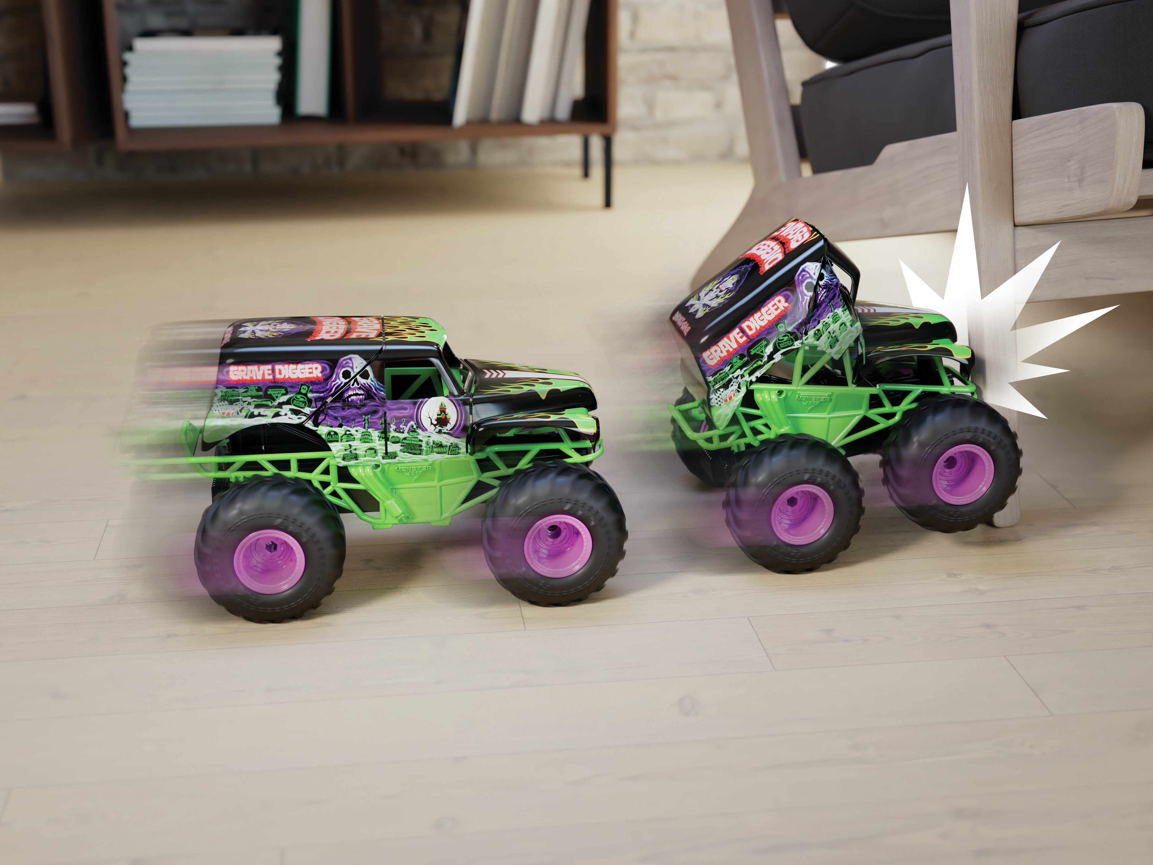 EAN 0681147058415 - Monster Jam Master - Wreck & Repair Grave Digger imagen 5
