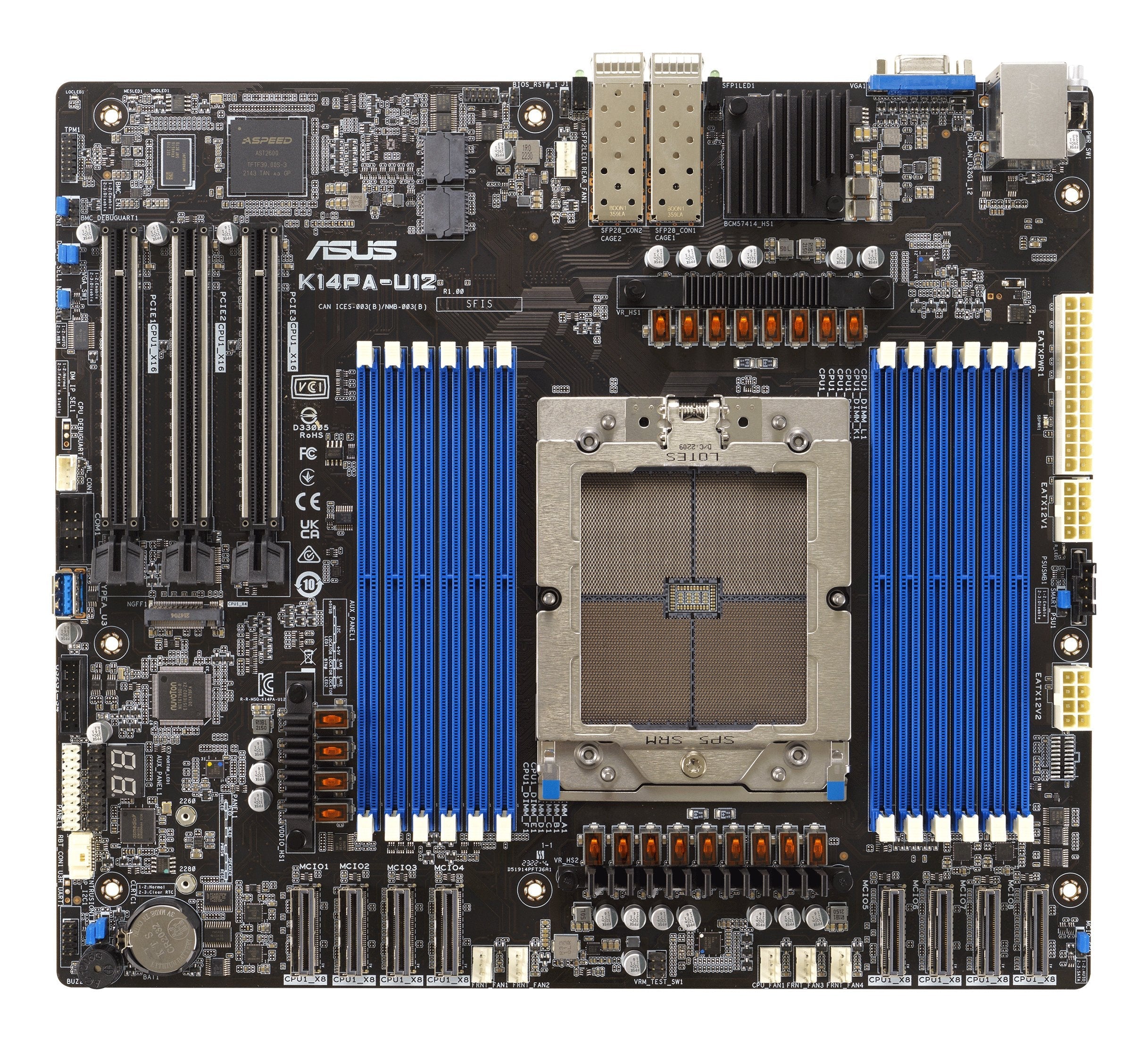 EAN 4711387343524 - ASUS K14PA-U12/ASMB11 Socket SP5 SSI CEB imagen 2
