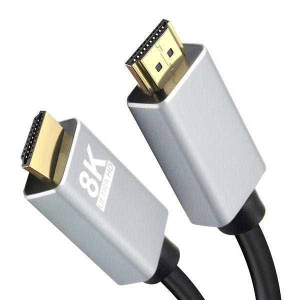 Helos Cable, Hdmi Macho/Macho, Premium 8k, 2,0m, Negro