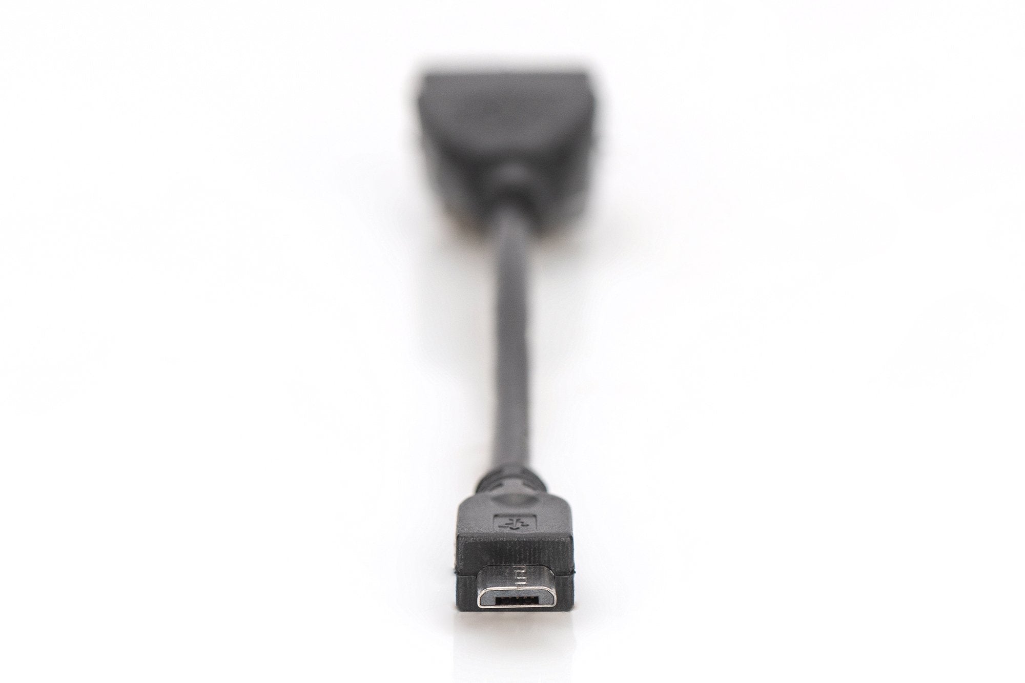 Cable Digitus Adaptador Usb 2.0 Otg Tipo Micro B - A M/H 0,2m Sw