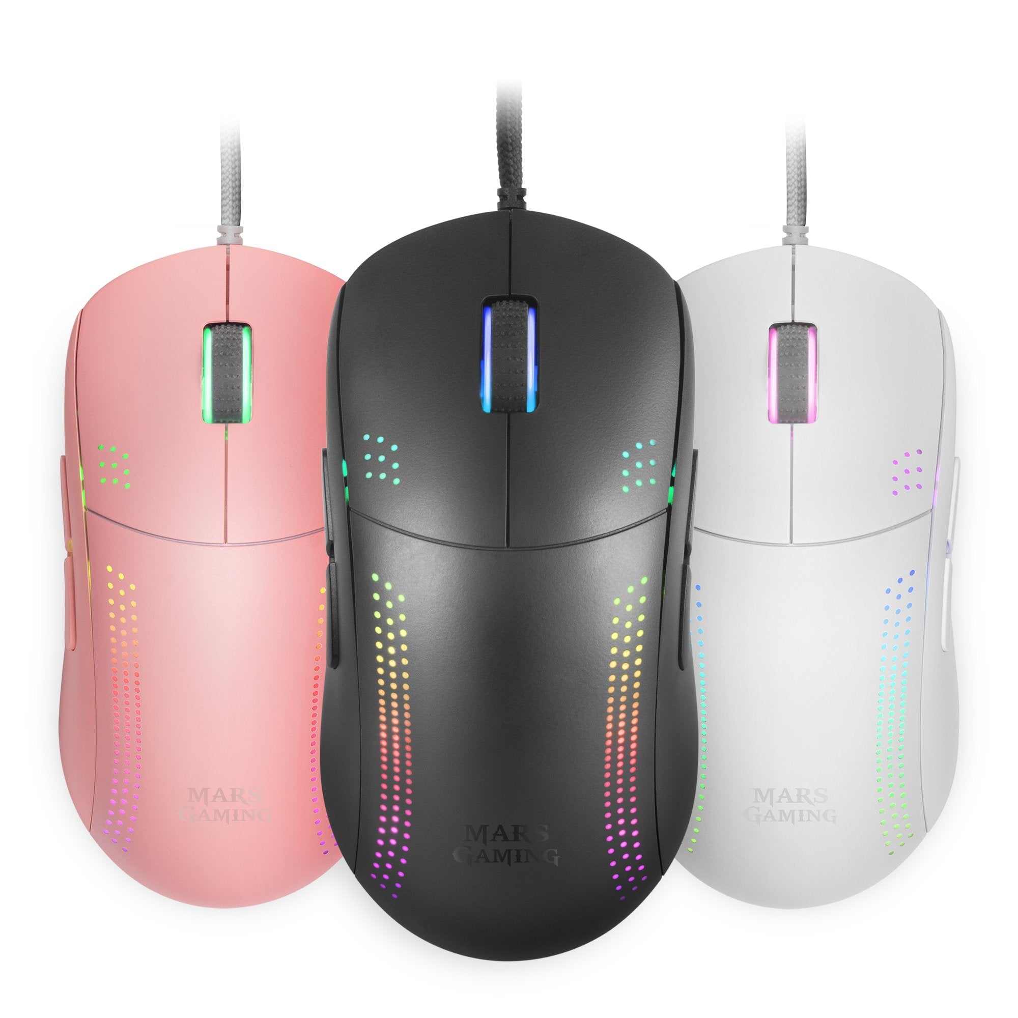 Raton Optico Mmpro Rgb Black Mars Gaming
