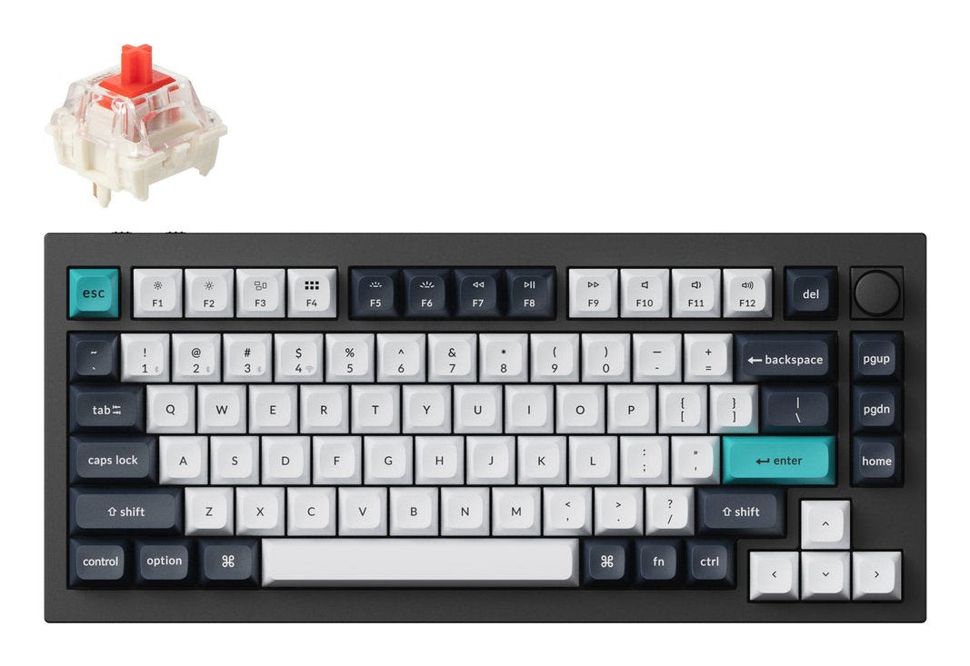 EAN 4895248875239 - Keychron Q1 Max teclado Universal USB + RF Wireless + Bluetooth QWERTZ Alemán Negro imagen 1