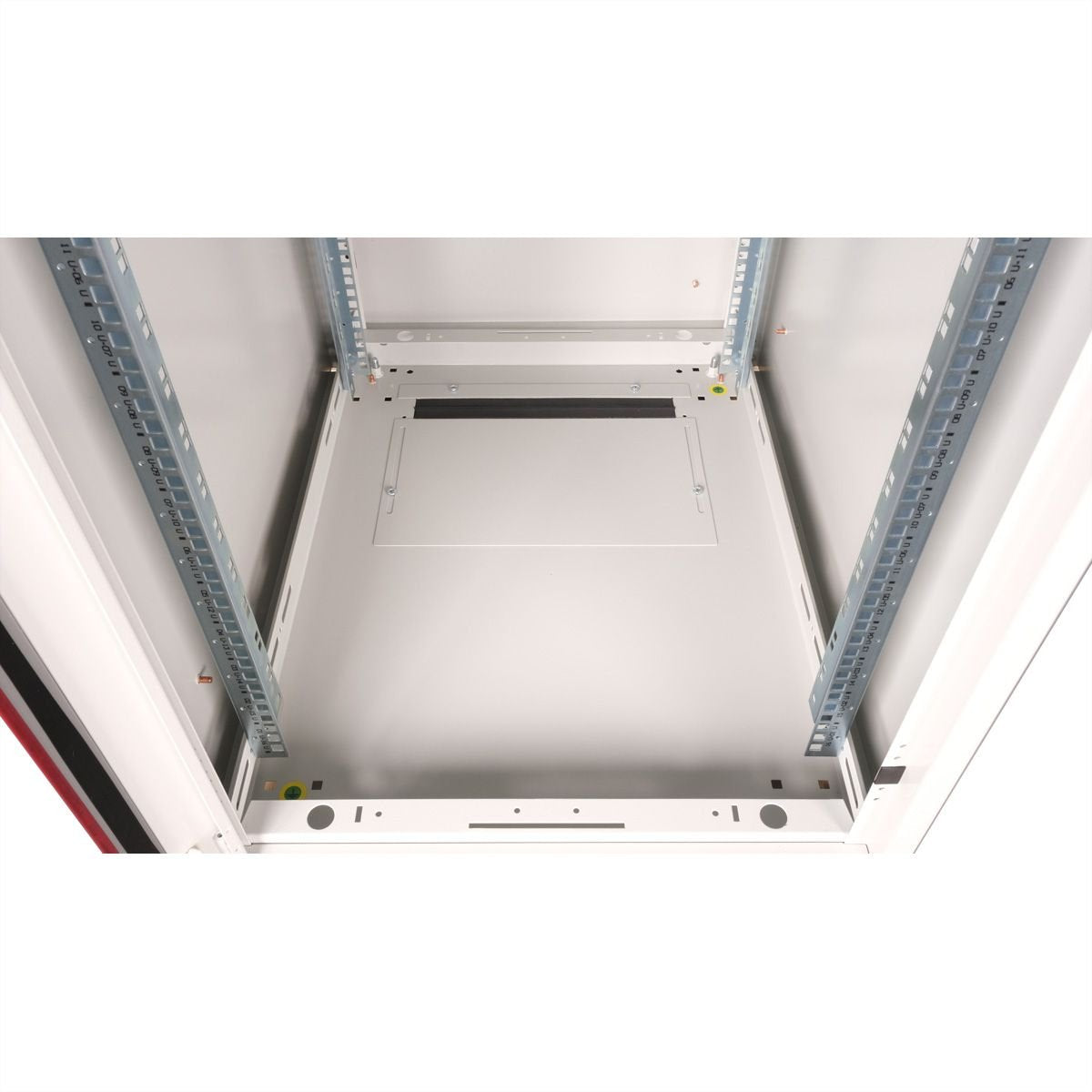 Roline 19-Zoll Netzwerkschrank Pro 16 He, 600x800 Bxt Glastr Grau