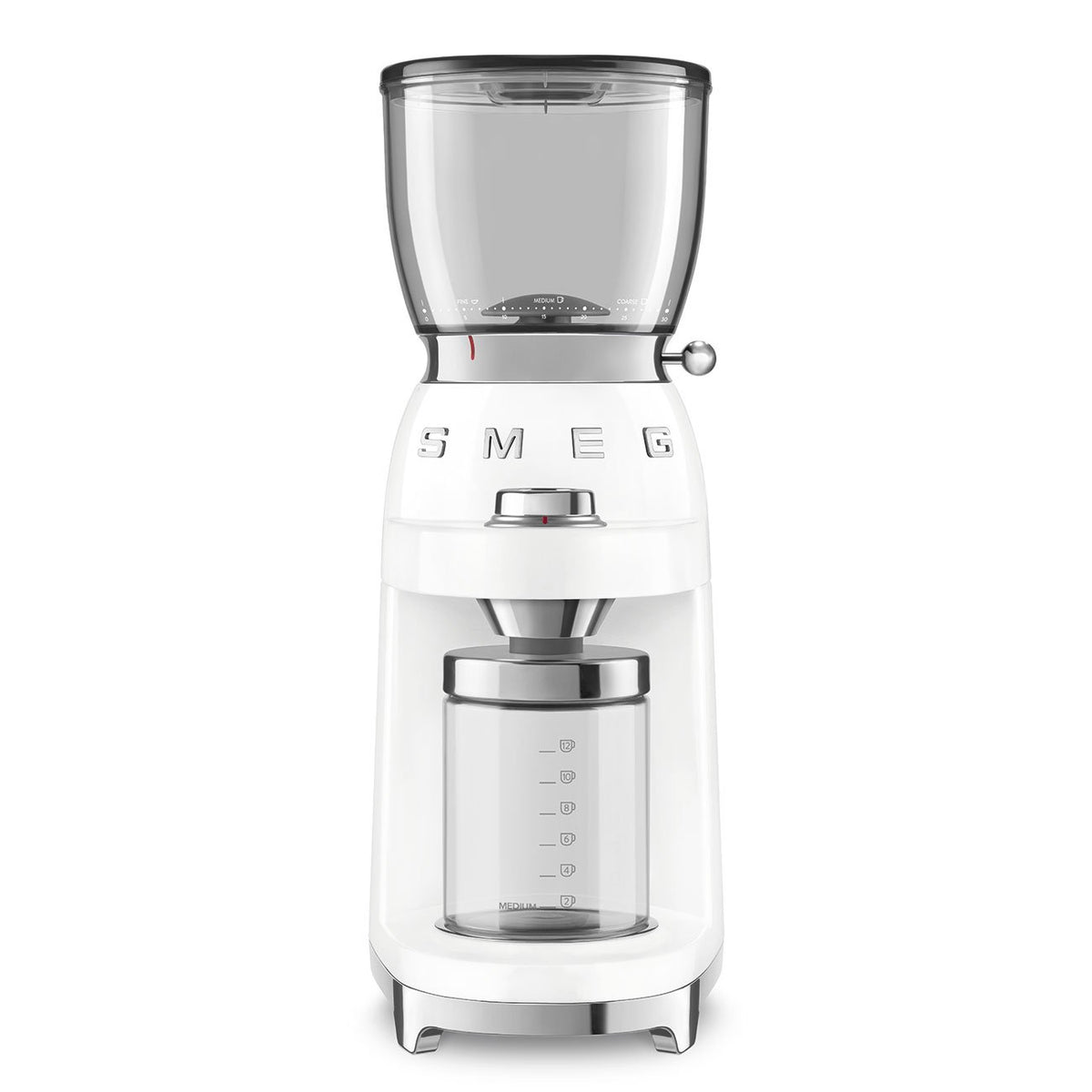 EAN 8017709318017 - Smeg CGF11WHEU molinillo de café 150 W Blanco imagen 1