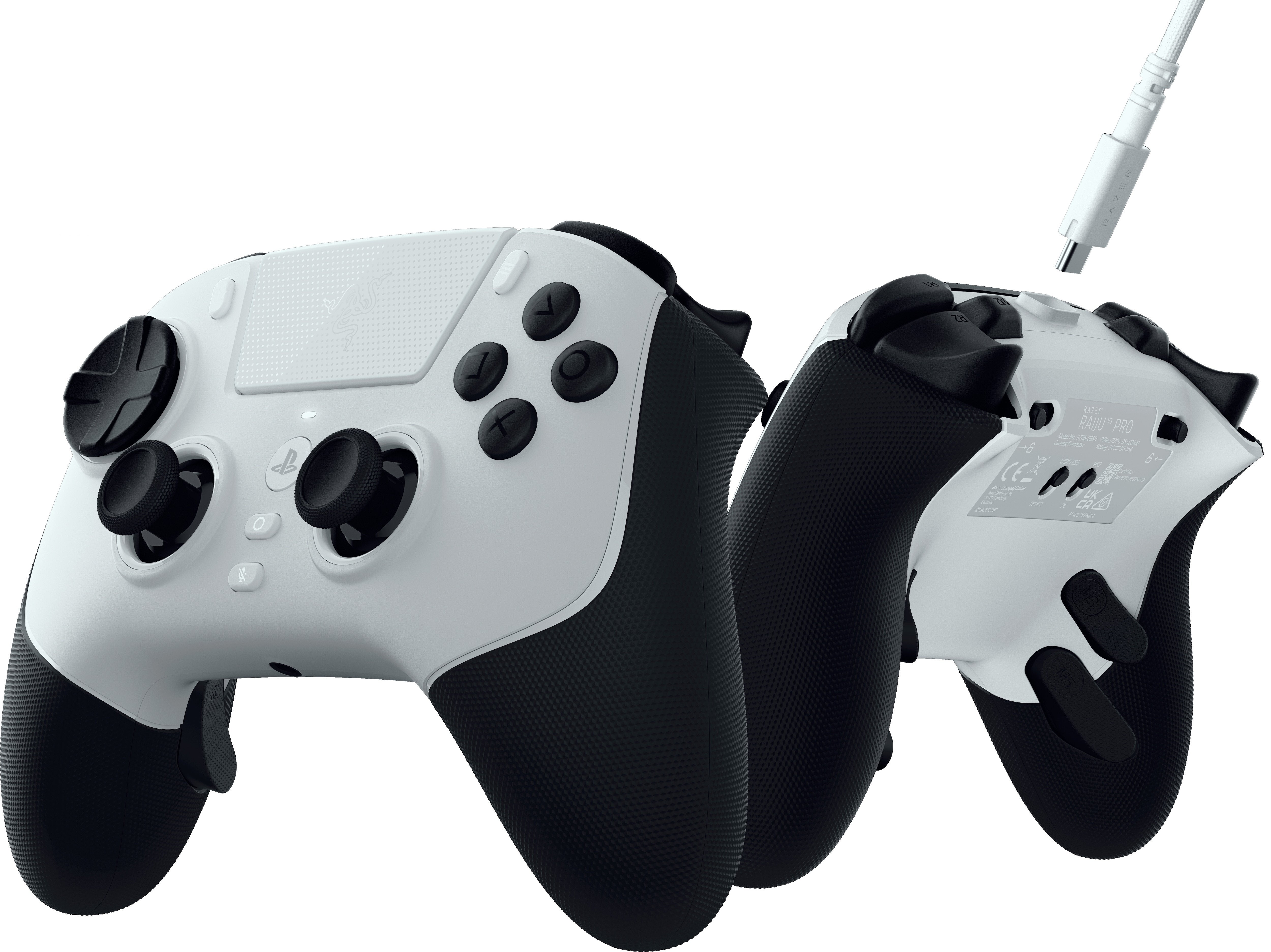 EAN 8887910082201 - Razer Raiju V3 Pro Negro, Blanco RF/USB Gamepad Analógico PC, PlayStation 5 imagen 7
