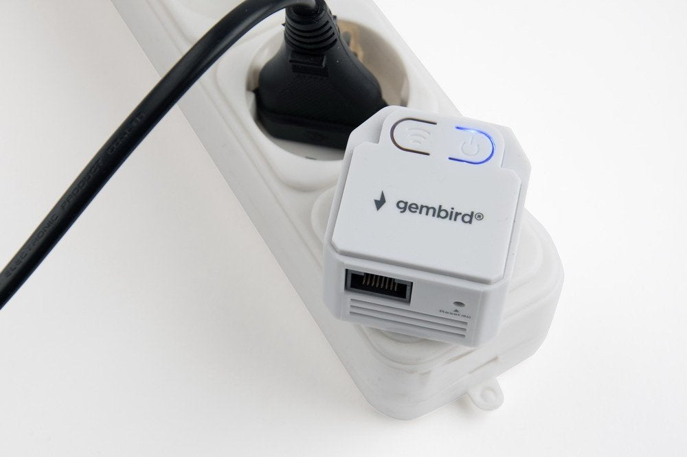 Gembird Wnp-Rp300-03 Repetidor Wi-Fi / Amplificador De Señal 300 Mbps Blanco