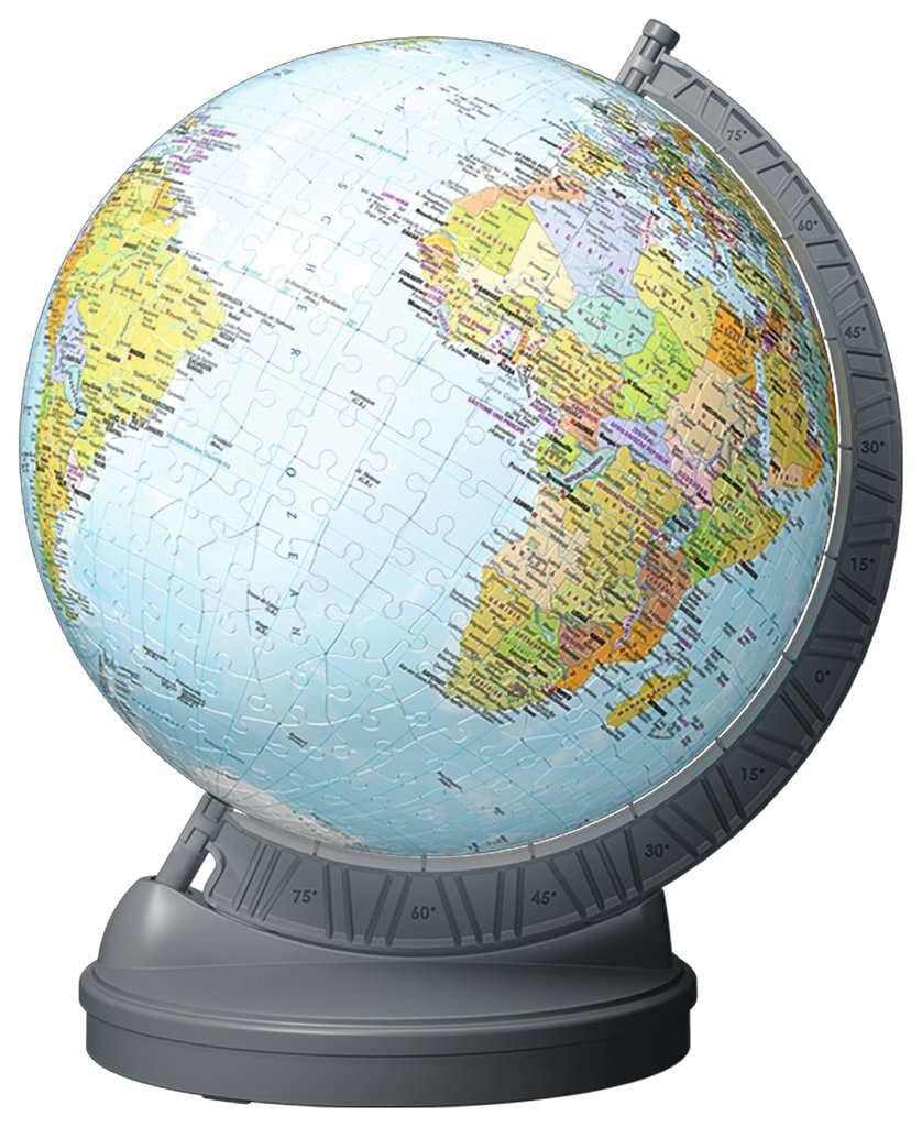 Globo Terráqueo Rompecabezas 3d De Ravensburger Con Luz 11549