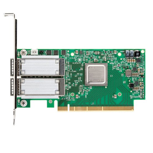 Nvidia Mellanox Connectx-5 Ex Vpi Mcx556a-Edat Netzwerkkarte Dual-Port Fh/Lp Qsfp28 100gbit 900-9x5ad-0056-Stb