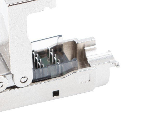EAN 5901969428285 - Lanberg PL2SA-6000TL conector RJ-45 Plata, Transparente imagen 3