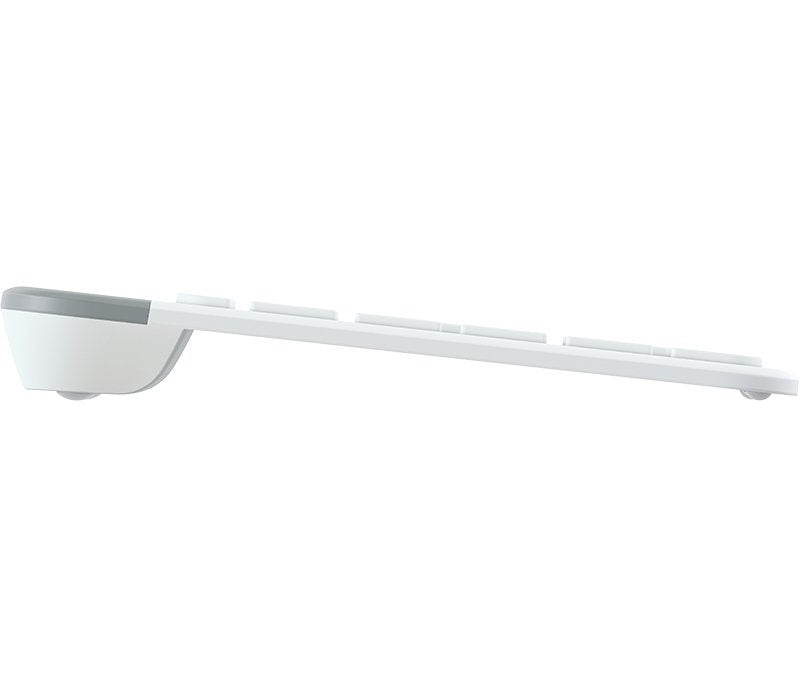 Teclado Alemán Logitech Mk470 Ratón Incluido Usb Qwertz Blanco