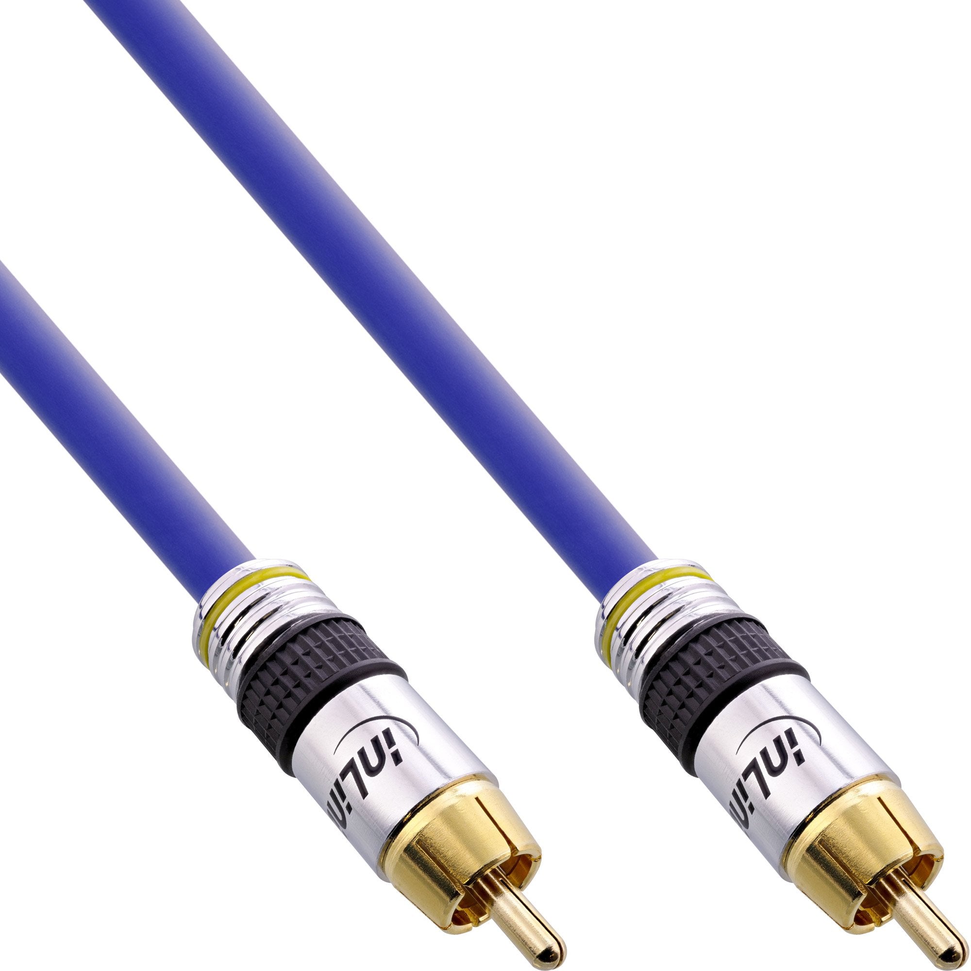 Inline Premium Rca Video & Digital Audio Cable Rca Macho Chapado En Oro 20m