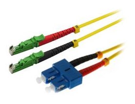 Helos Lwl Cable De Red E2000® Apc (Lsh)/Sc Duplex 9/125?M Os2 Amarillo 7,5m