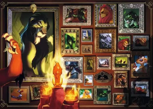 Ravensburger Puzzle Villanos: Cicatriz 1000 Piezas 12000101