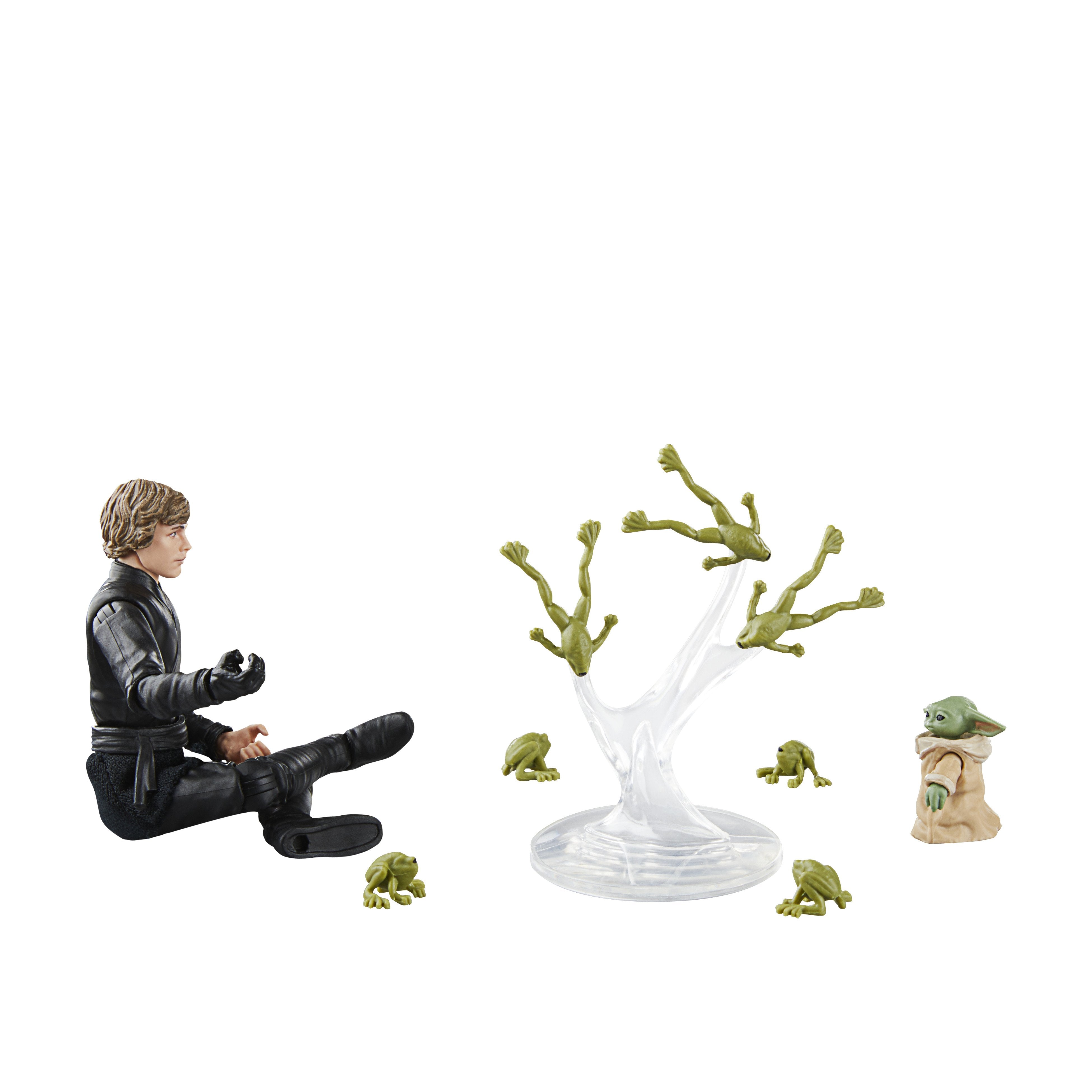 Figuras Luke Skywalker & Grogu El Libro De Boba Fett Star Wars 9,5cm