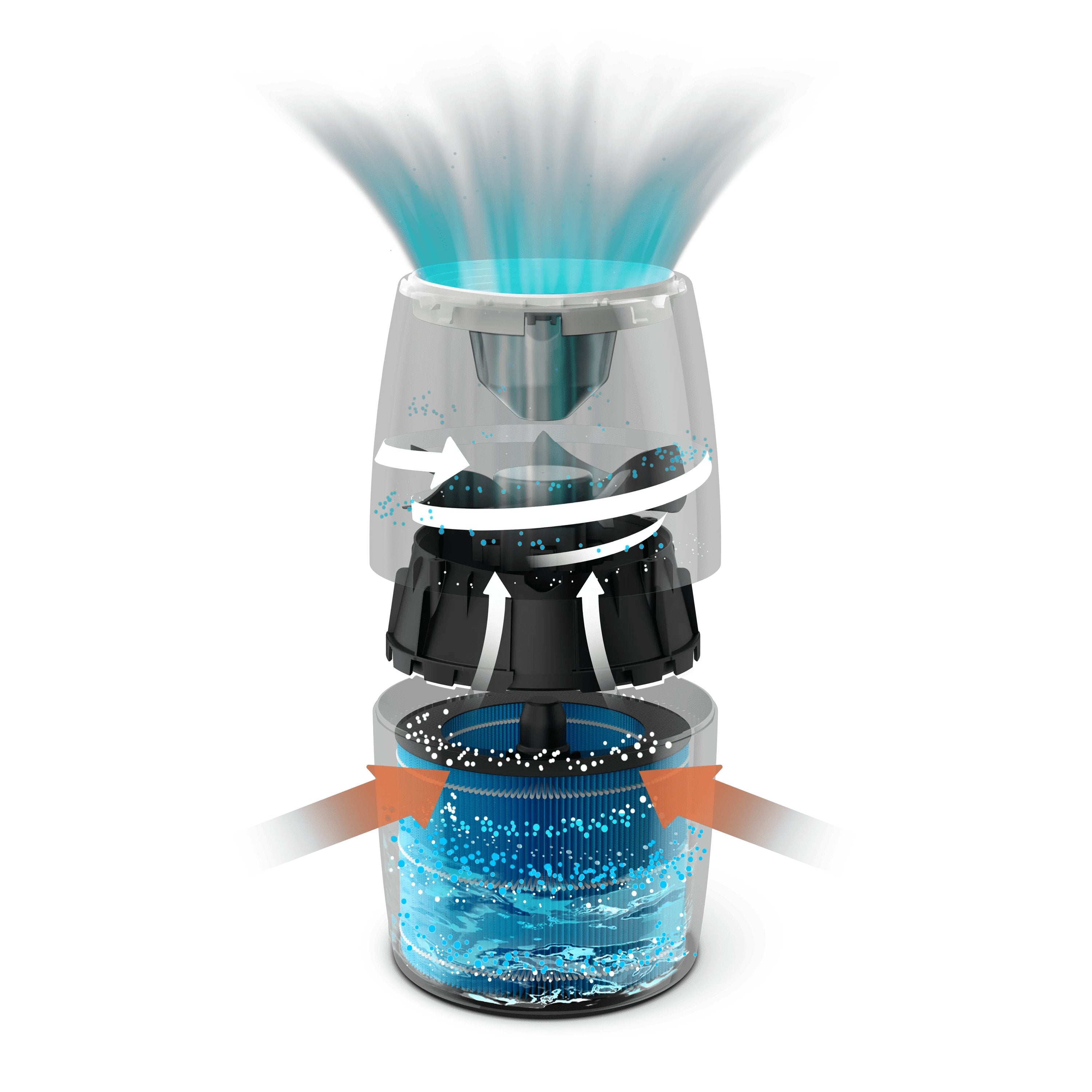 EAN 8710103941859 - Philips 2000 series HU2716/10 humidificador 2 L Blanco 17 W imagen 8