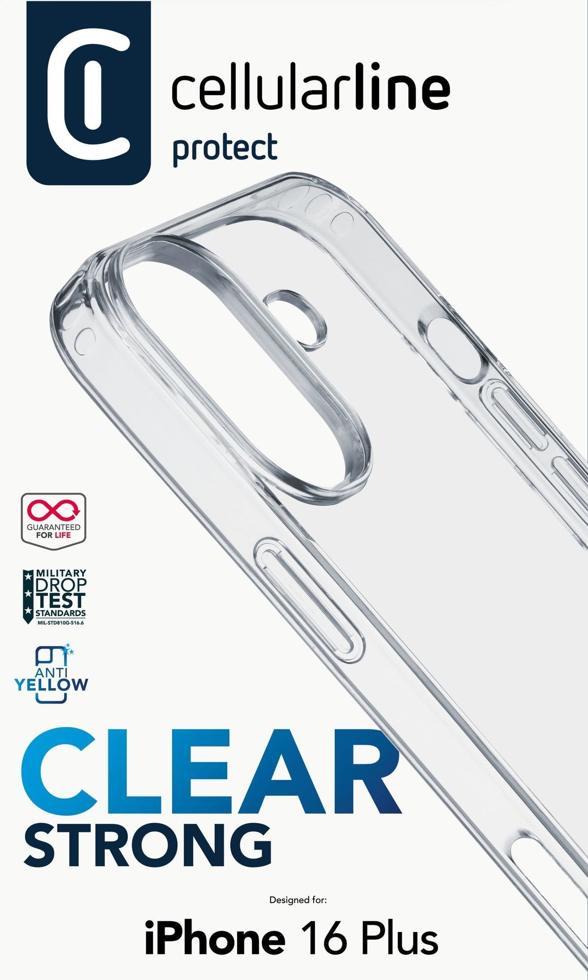 EAN 8018080482885 - Cellularline 8018080482885 funda para teléfono móvil 17 cm (6.7") Transparente imagen 2