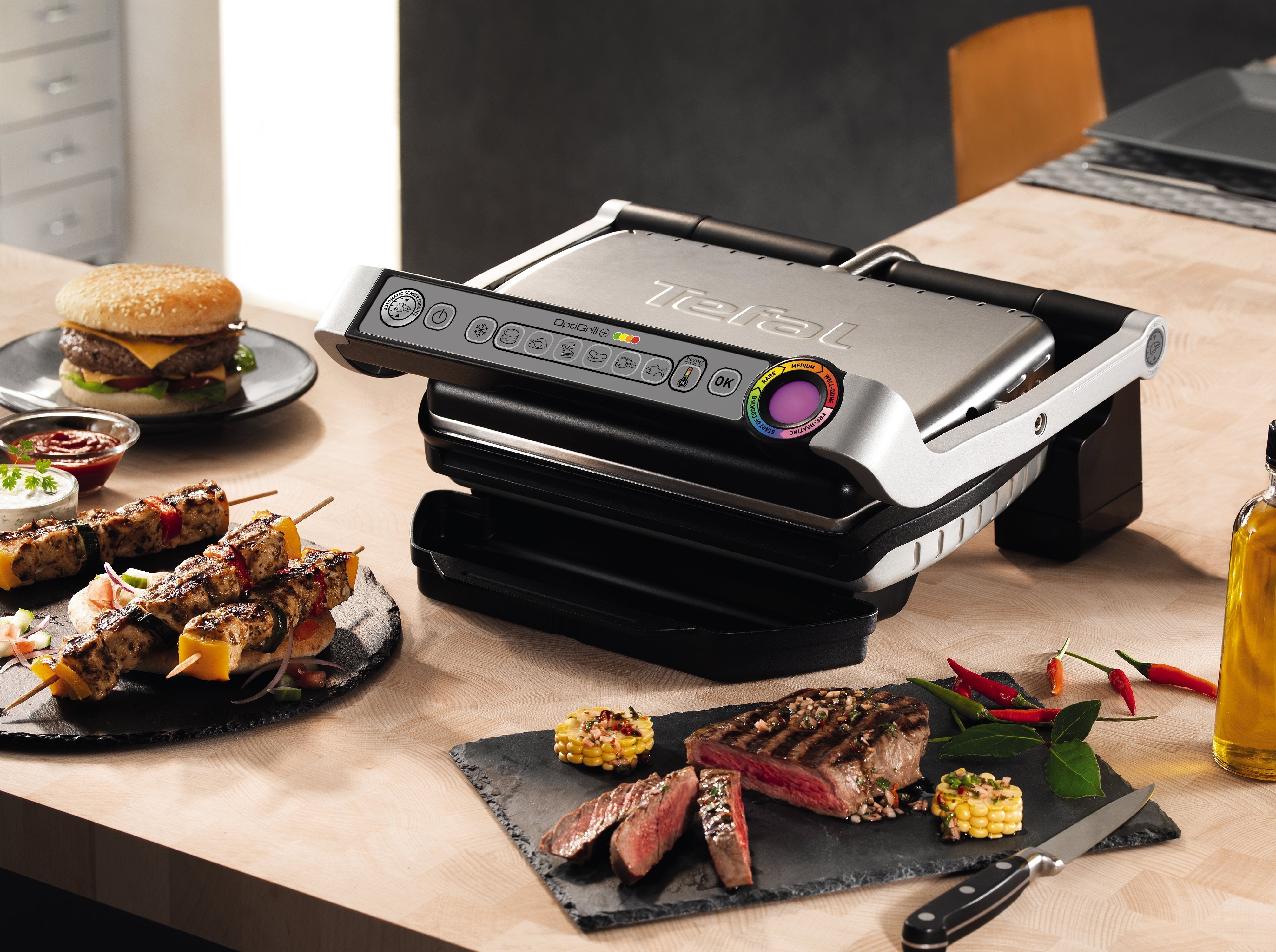 Sandwichera Tefal Gc712d12 Optigrill 2000w