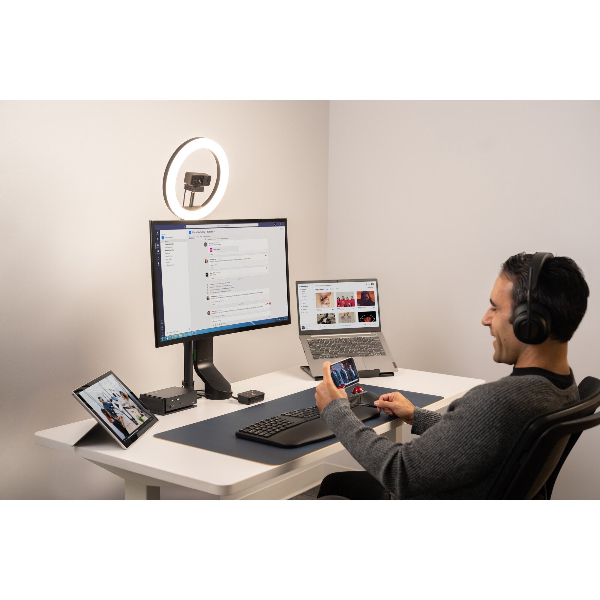EAN 0085896834526 - Kensington H3000 Inalámbrico Diadema Juego USB Tipo C Negro imagen 24