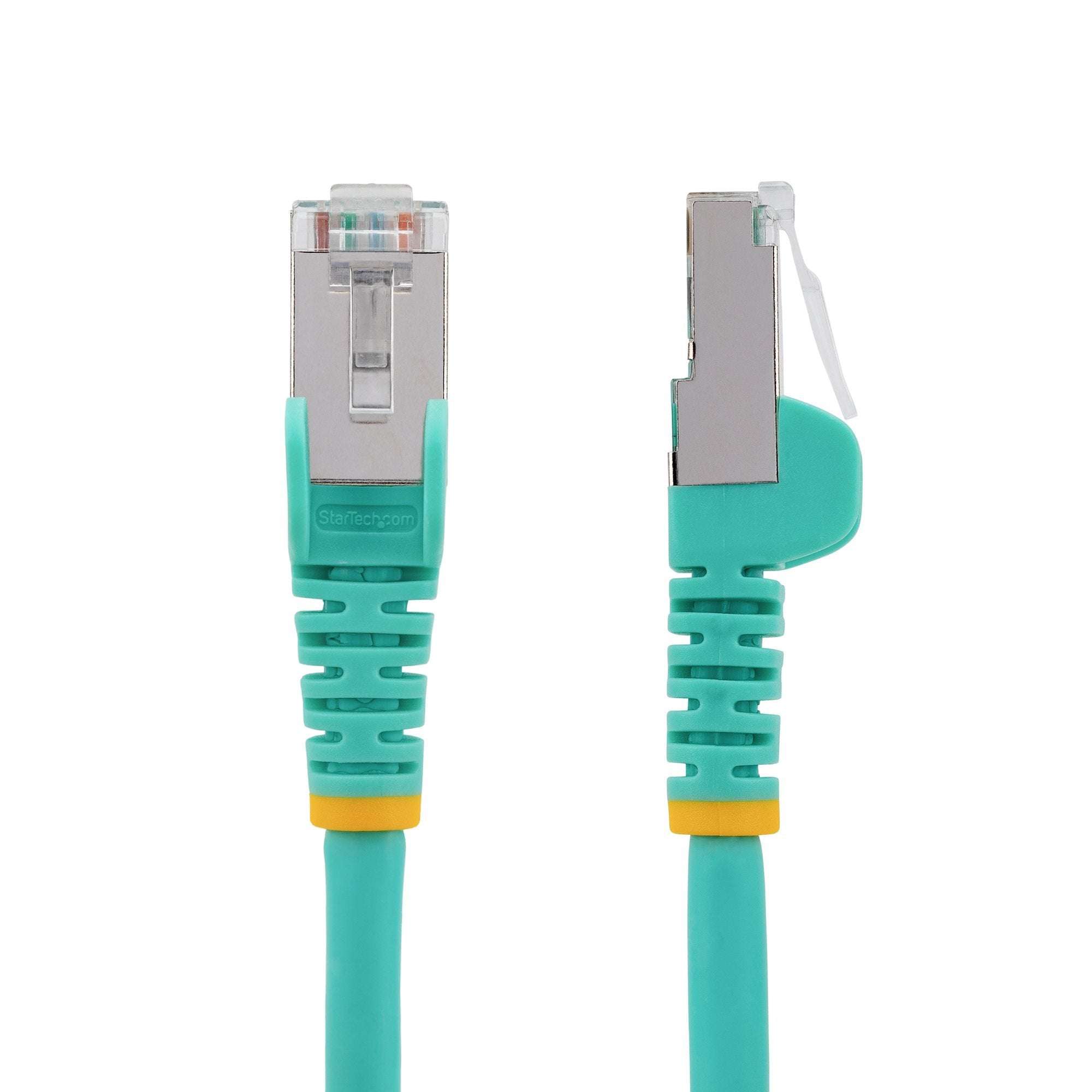 EAN 0065030896009 - StarTech.com NLAQ-3M-CAT6A-PATCH cable de red Color aguamarina S/FTP (S-STP) imagen 2