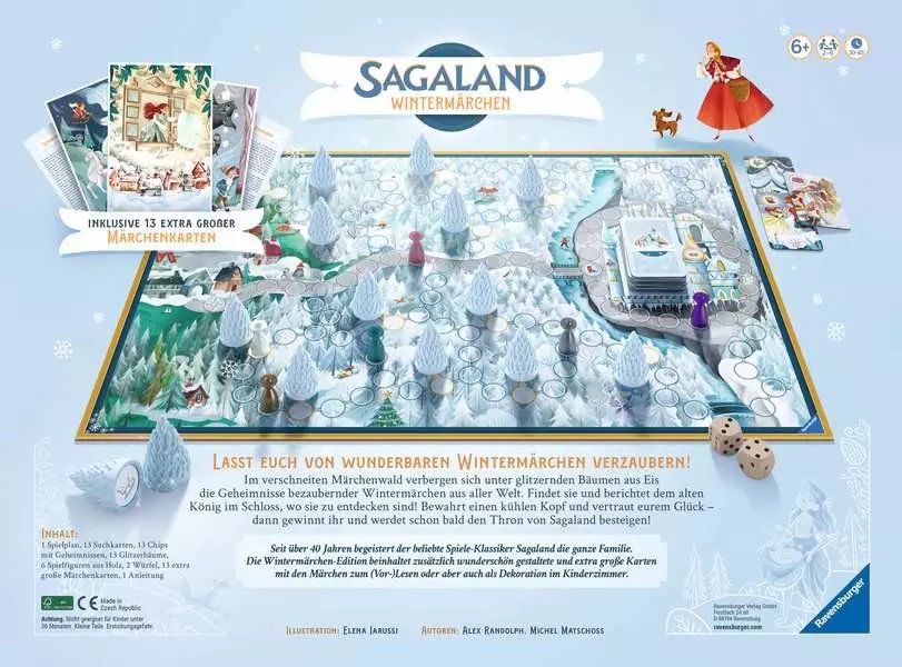 Ravensburger Sagaland Winter Fairy Tale, Juego De Mesa 22460
