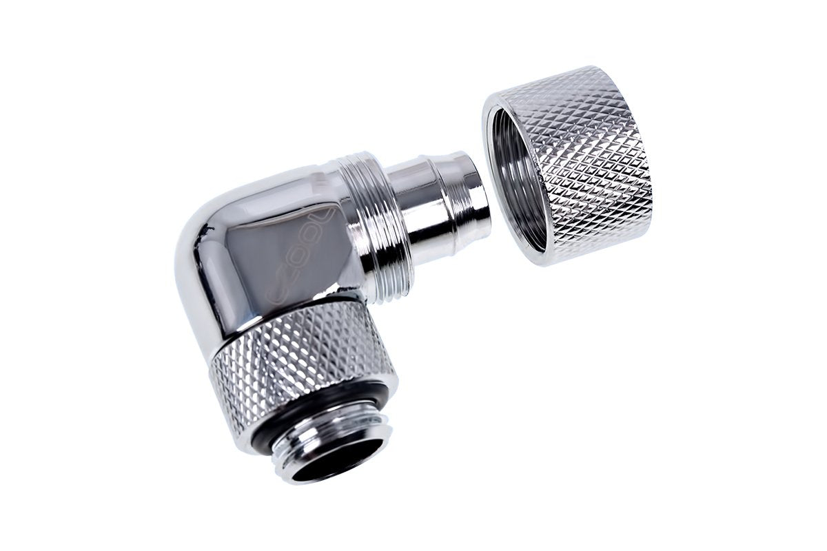 Racor 90º Alphacool Eiszapfen 13/10mm Chrome
