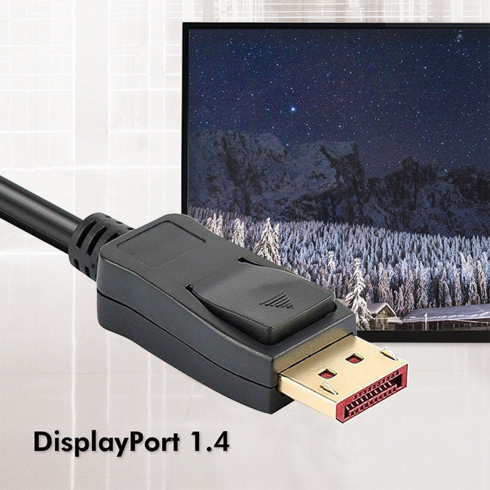 Techly Cable Displayport 8k M/M 5 M Negro