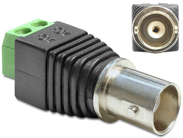 Adapter Delock Bnc Female > Terminal Block - Videoadapter