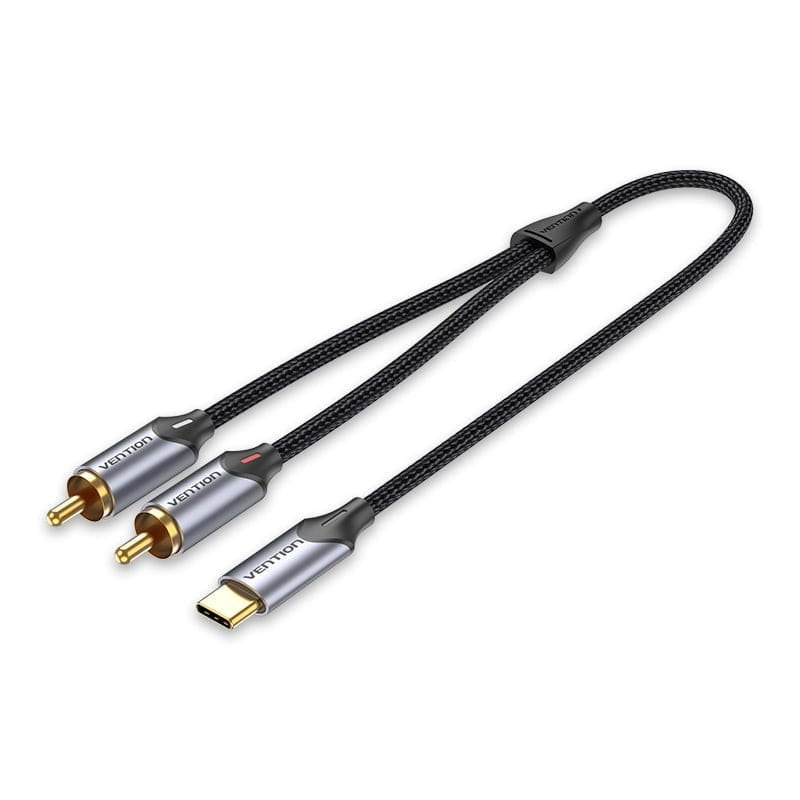 EAN 6922794751552 - Vention BGUHG cable de audio 1,5 m 2 x RCA USB Tipo C Negro imagen 1