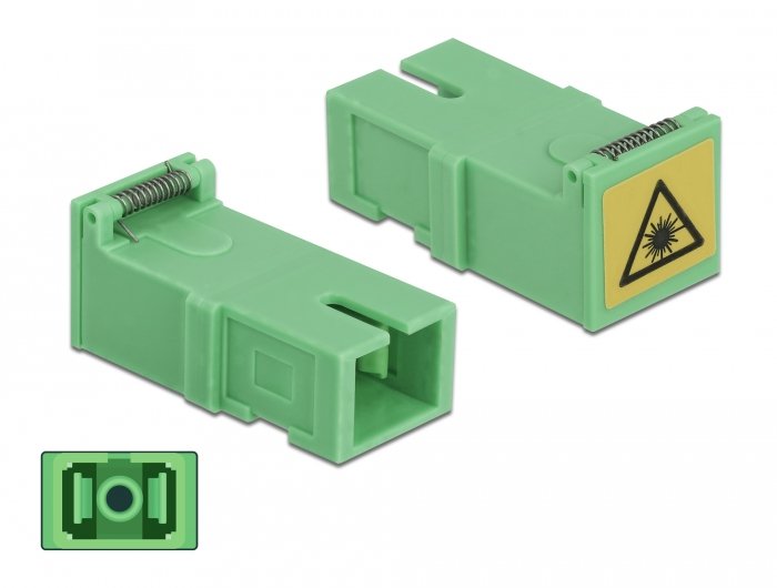 Delock 85925 Adaptador De Fibra Óptica Sc 4 Pieza(S) Verde