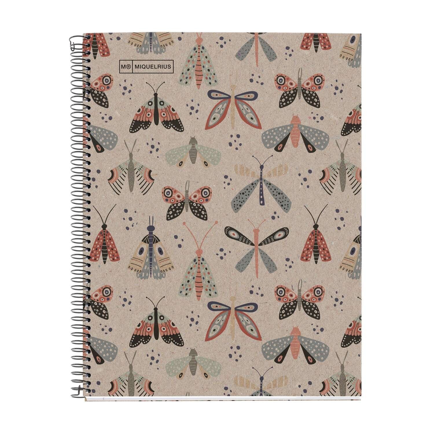 Miquelrius Notizblock Schmetterling Design Recy. A4 80 Blatt (Speditionsversand)