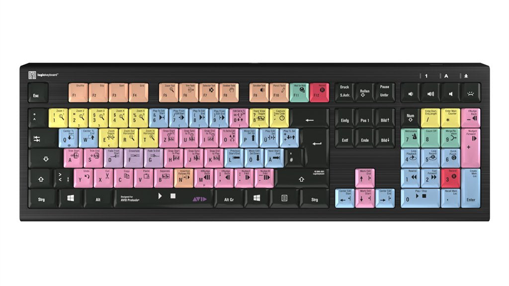 EAN 5707795019310 - Logickeyboard ASTRA 2 teclado USB QWERTZ Alemán Negro imagen 1