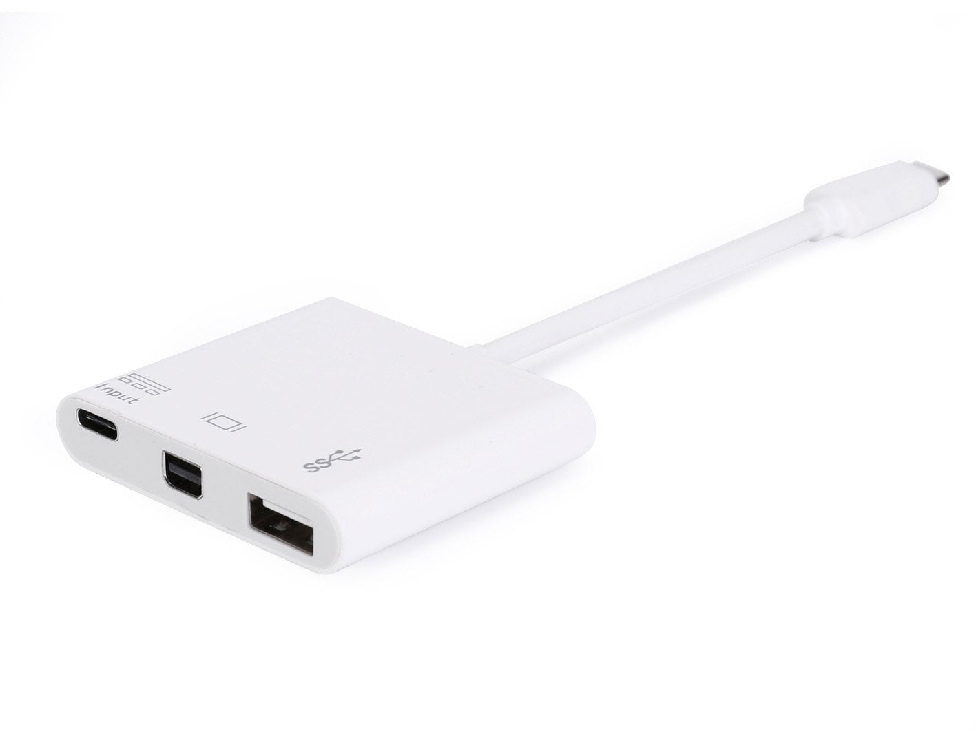 Equip Adaptador 3en1 Usb-C A Mini Displayport + Usb Tipo A 3.0 + Usb-C M/H Blanco 133463