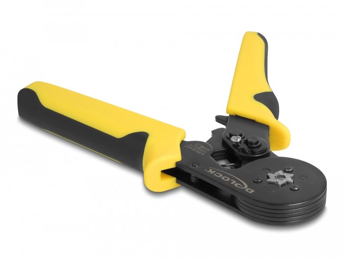 Delock Herramienta Para Prensar Terminales De Cable Autoajustable - Hexagonal