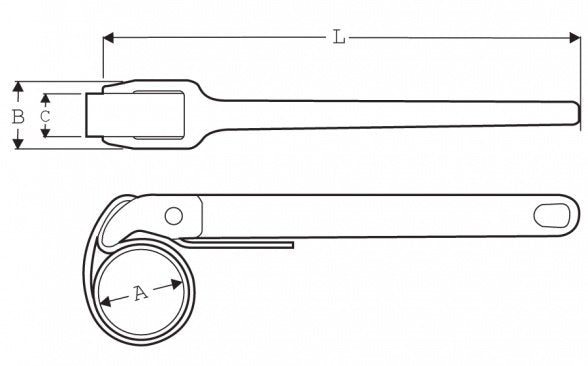 Llave De Correa 8" 108020000 Super Ego