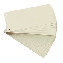 Herlitz Tiras Divisorias 10,5x24cm M-Kart.Chamois 100 Pack