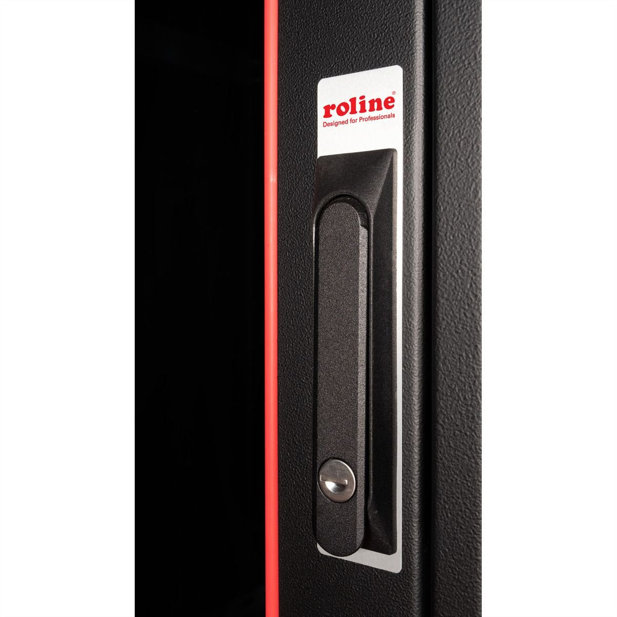 Roline 19-Zoll Netzwerkschrank Basic 42he, 800x800 Bxt Glastr Schwarz