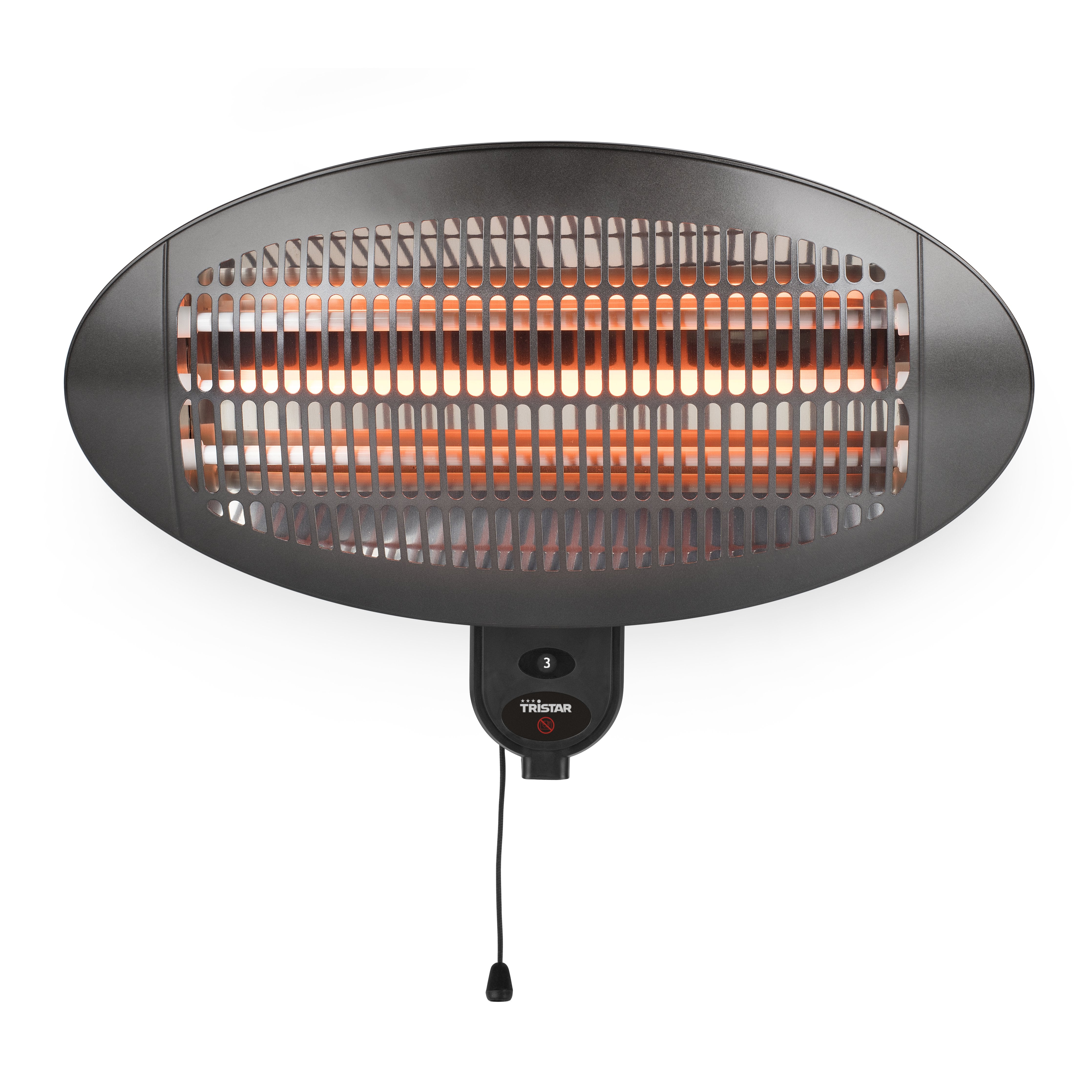 EAN 8713016032706 - Tristar KA-5286 calefactor eléctrico Negro 2000 W Calefactor eléctrico de cuarzo imagen 2