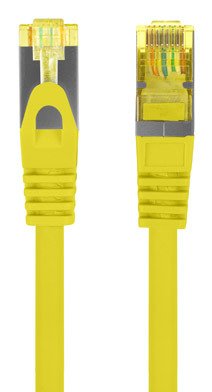 EAN 5901969437171 - Lanberg PCF6A-10CU-0050-Y cable de red Amarillo 0,5 m Cat6a S/FTP (S-STP) imagen 2