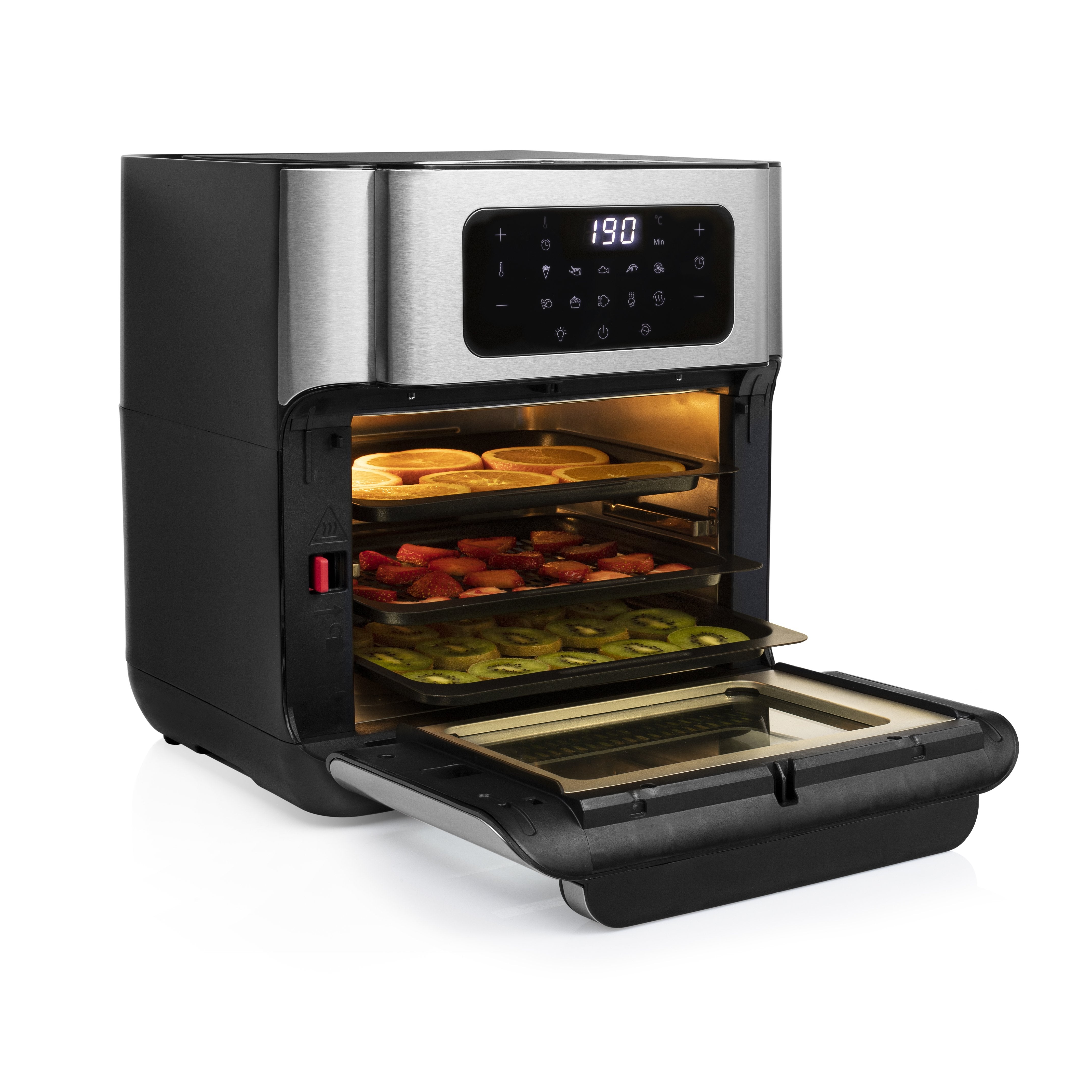EAN 8713016091451 - Princess 182065 Sencillo 10 L Independiente 1500 W Freidora de aire caliente Plata imagen 37