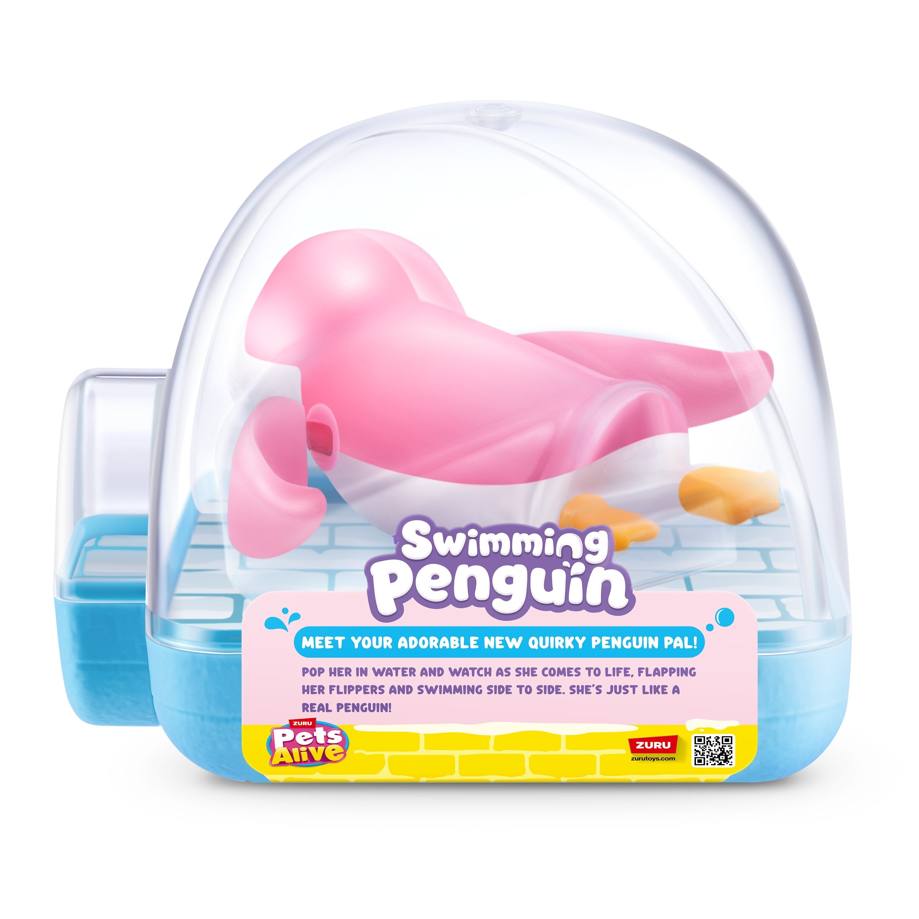 Zuru Pets Alive - Swimming Penguin (Sortierter Artikel, Eine Figur) 9573uq1