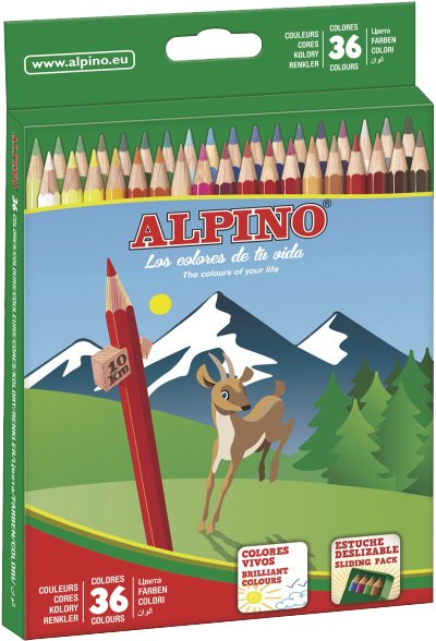 EAN 8413240590446 - Alpino AL010600 lápiz de color Multicolor 36 pieza(s) imagen 1