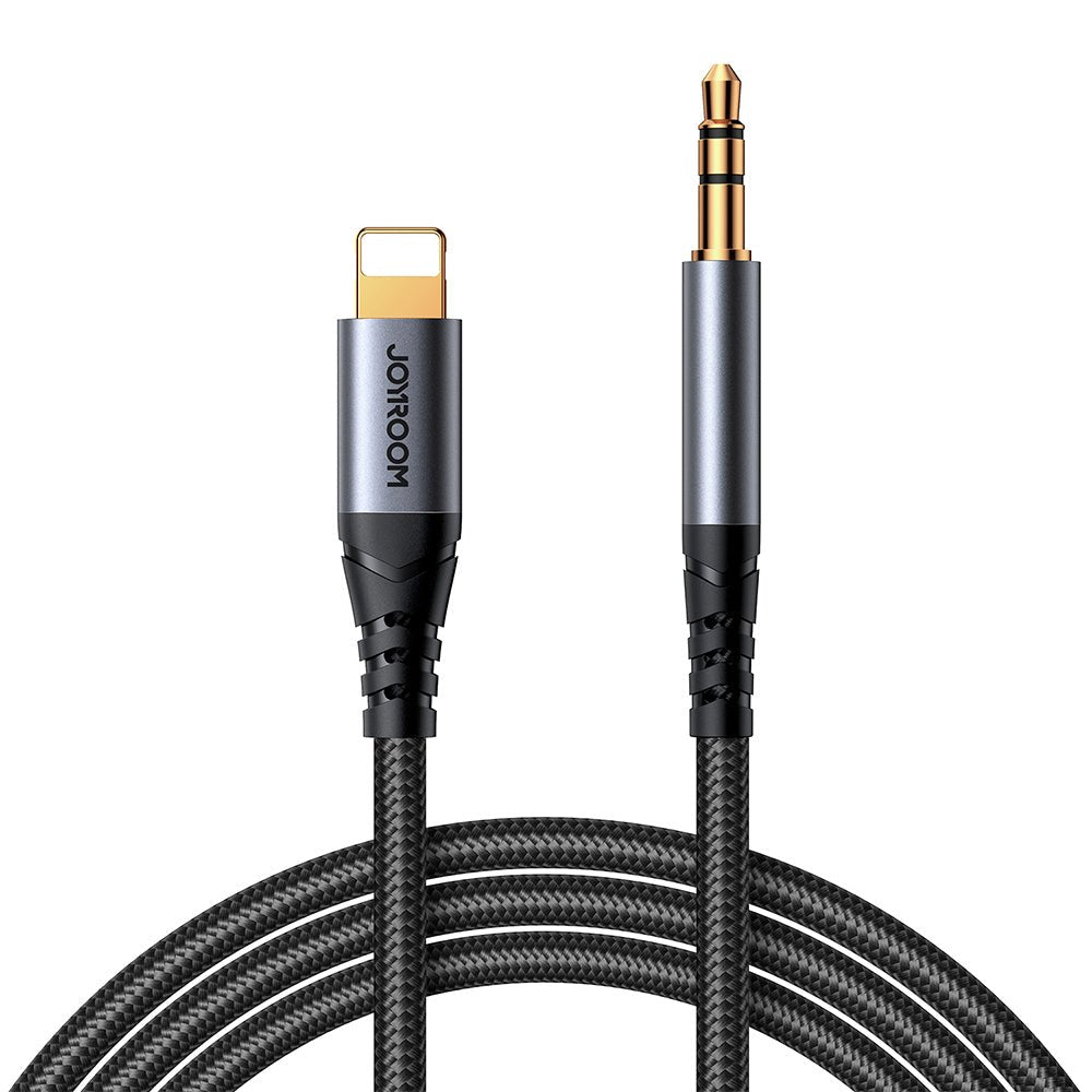 EAN 6956116773762 - JOYROOM SY-A06 cable de audio 1,2 m 3,5mm Lightning Negro imagen 1