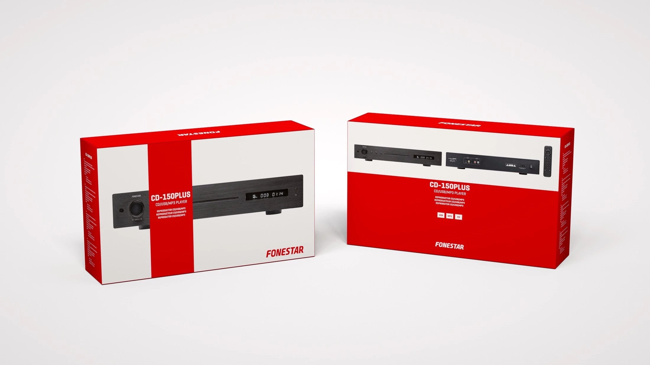 EAN 8422521003032 - Fonestar CD-150PLUS reproductor de CD Reproductor de CD HiFi Negro imagen 5