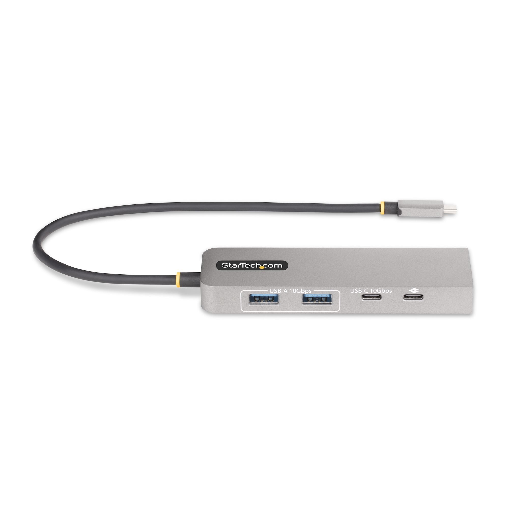 Startech 10g2a1c25epd-Usb-Hub Base Para Portátil Y Replicador De Puertos Alámbrico Usb 3.2 Gen 2 (3.1 Gen 2) Type-C Gris