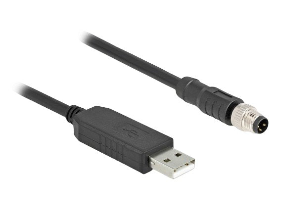 Cable De Conexión Serial De Delock M8 Con Chipset Ftdi Negro, 1.8 Metros 64258