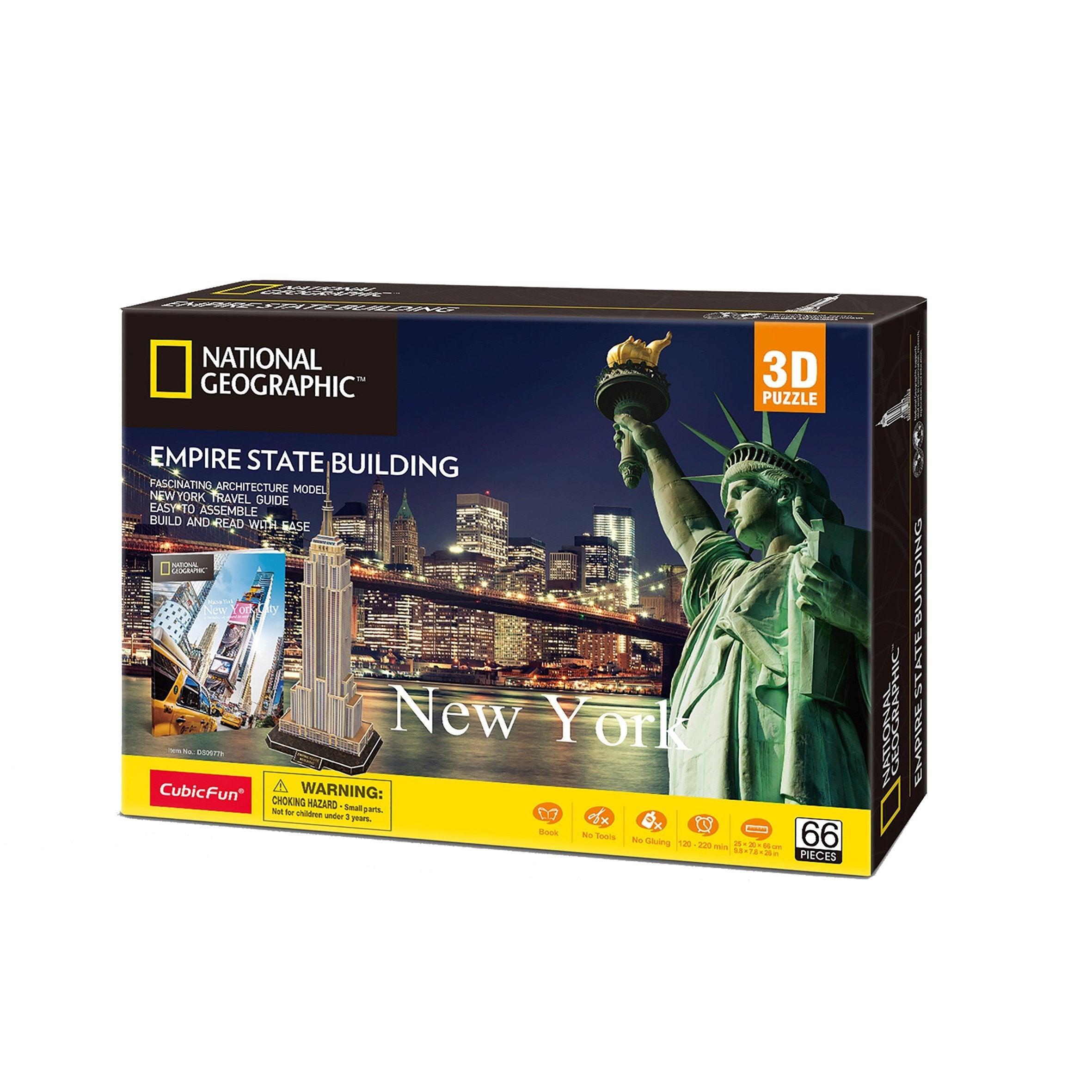 EAN 6944588209773 - CubicFun The Empire State Building Puzle 3D 66 pieza(s) Edificios imagen 4