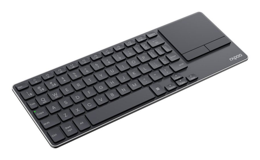 Rapoo E2810m Inalámbrico Ultraflache Multimedia Teclado Con Touchpad Qwertz - Teclado - Qwertz