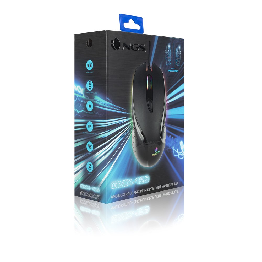 Ratón Gaming Ngs Gmx-125 Hasta 7200 Dpi