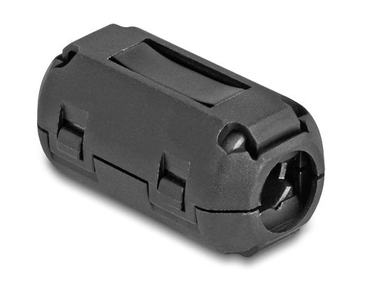 Delock 80946 Núcleo De Ferrita / Anillo De Ferrita Para Cable Redondo 9 Mm 2 Piezas Negro