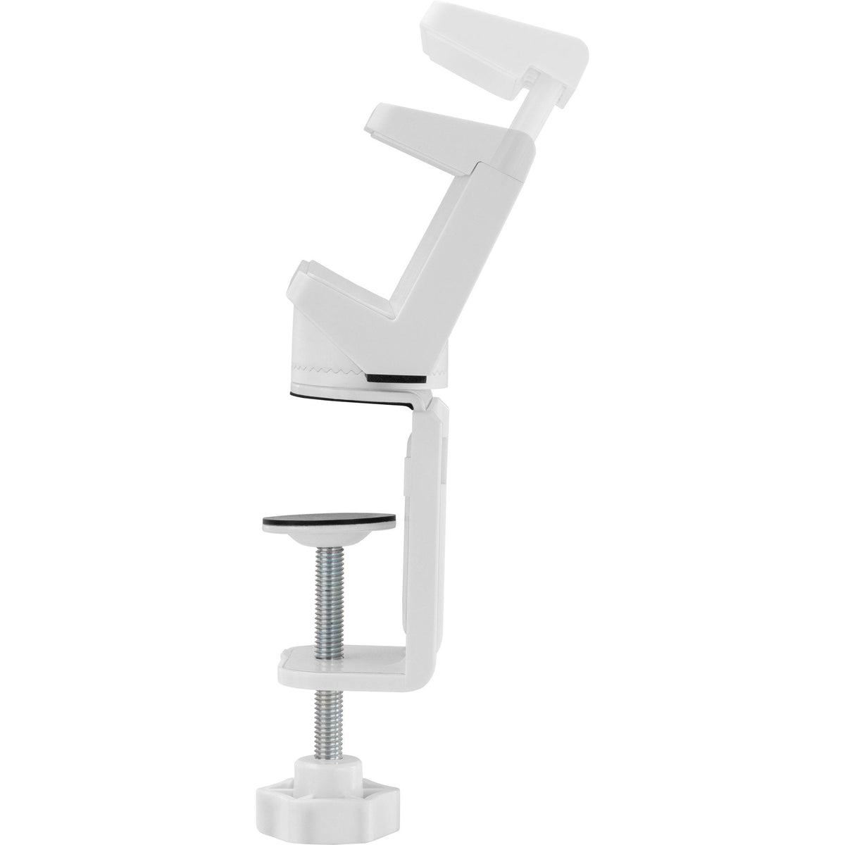Abrazadera De Mesa Inline Para Regleta De Enchufes, Giratoria, Abrazadera De Tornillo, Blanca